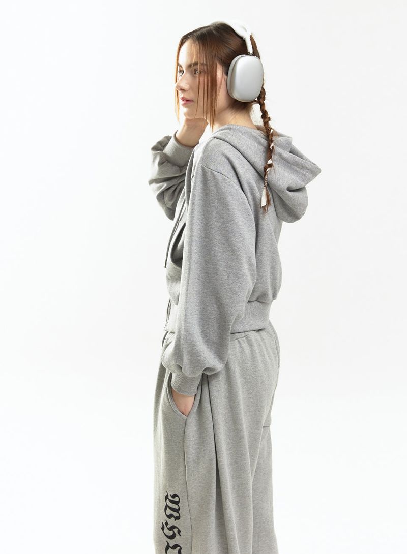 WHO I AM Hood zip-up