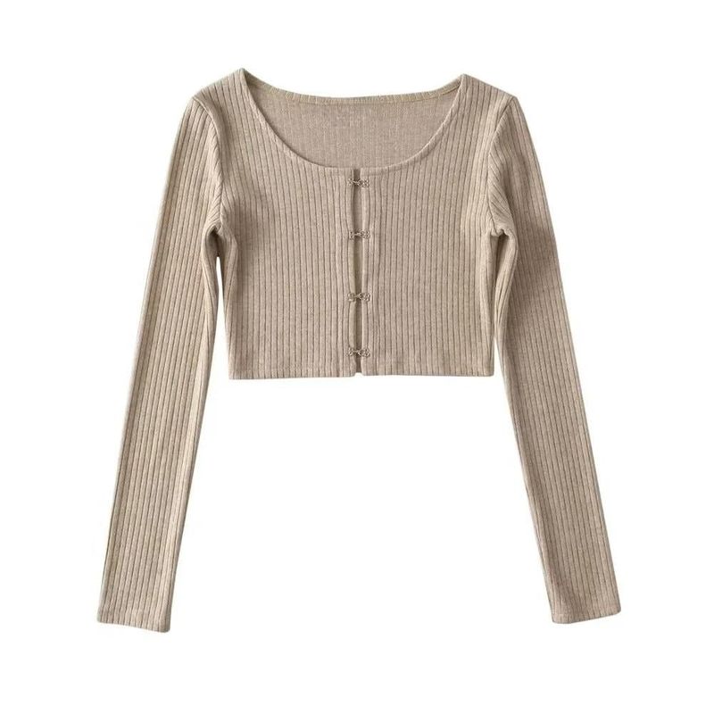 Hook Ribbed Crop Top 232292339