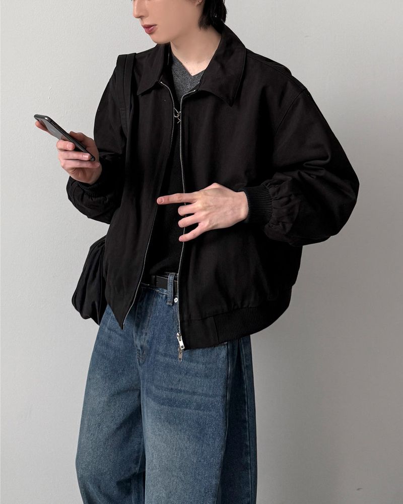 Slove Cotton Crop Jacket