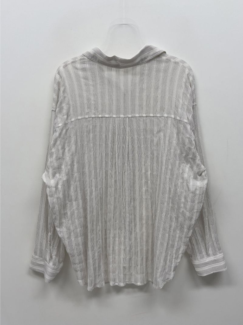 Block Stripe Loose Fit Shirt