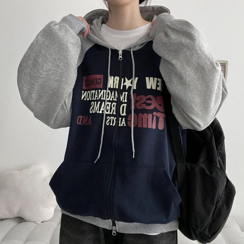 hijjoo（ハイチュー）の「Riva Raglan Hoodie Zip-up (4 colors) H&L（Tops）」