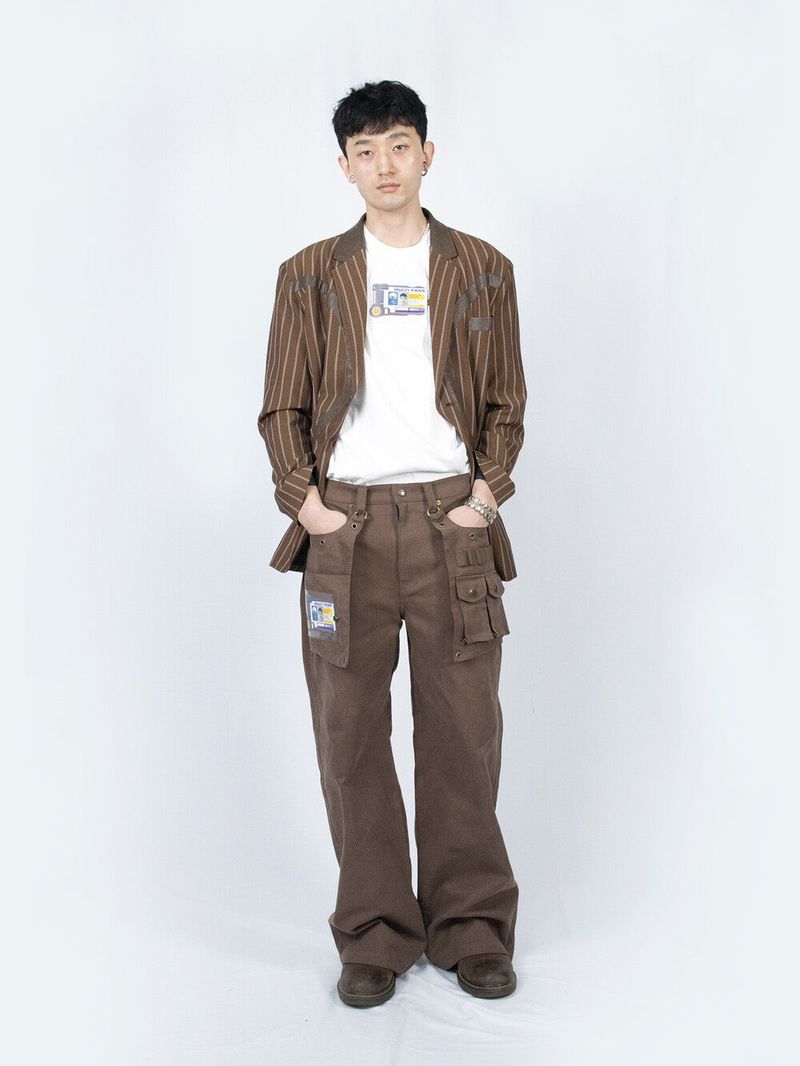 FULLOFSSUN（フルオブサン）の「マルチパスカーゴパンツ (Brown)（パンツ）」