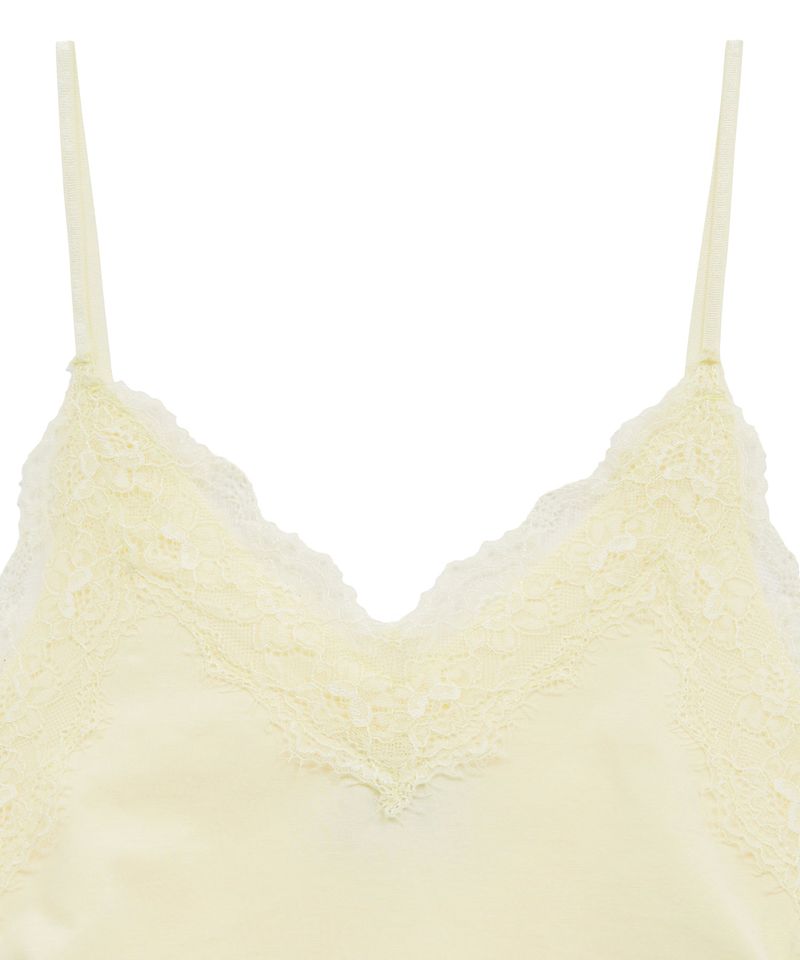 lace sh top (yellow)