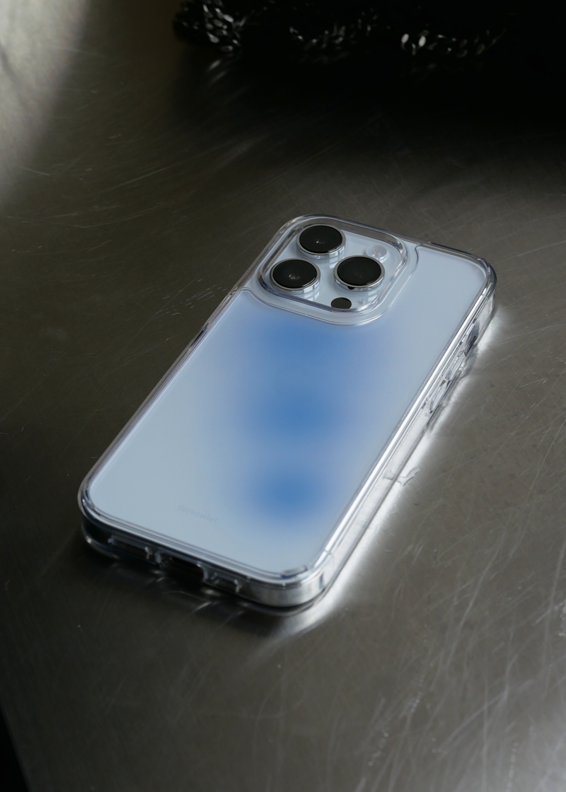 tiny weather(タイニーウェザー)の「flow jelly hard case-blue(Smartphone Accessories)」