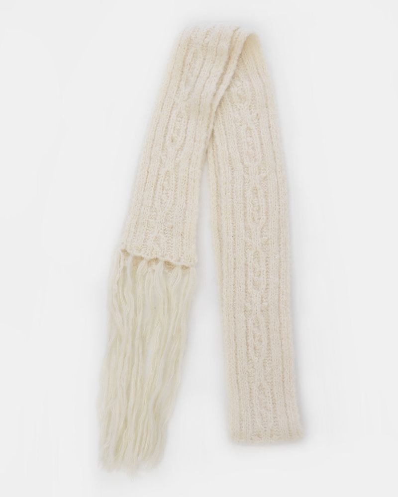 Seur Twisted muffler knit scarf