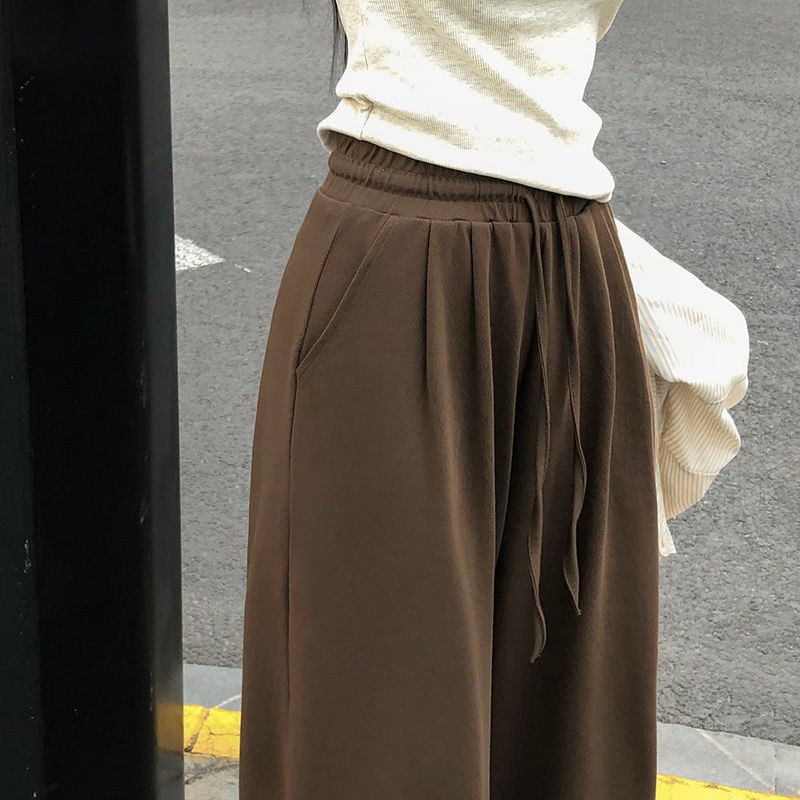 [MADE] Air long, pin-tack wide training pants