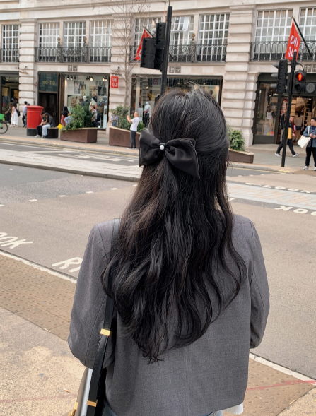 Classic Pearl Ribbon Hairpin