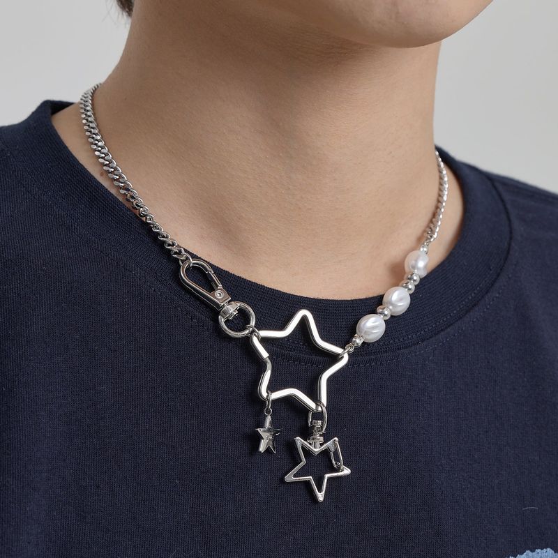 Star Chain Beads Necklace