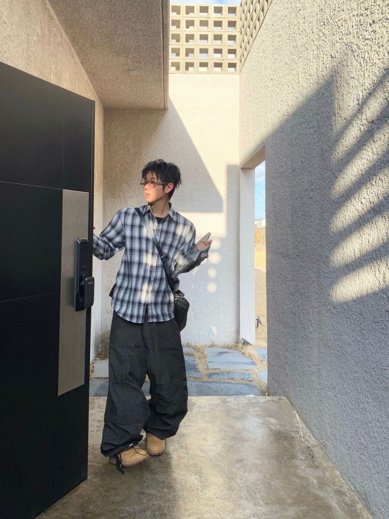 Suss grunge check shirt 2C