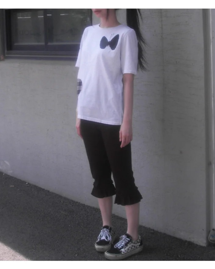frill leggings pants