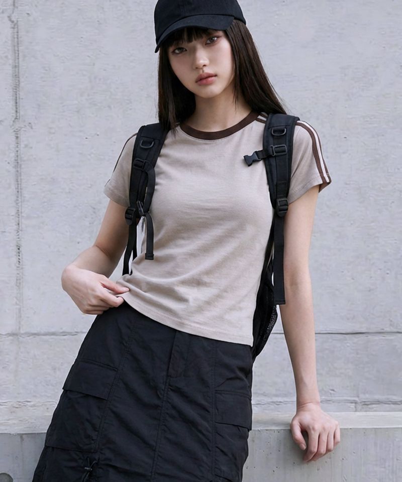 Usual Semi Crop T-Shirts - 6COLOR