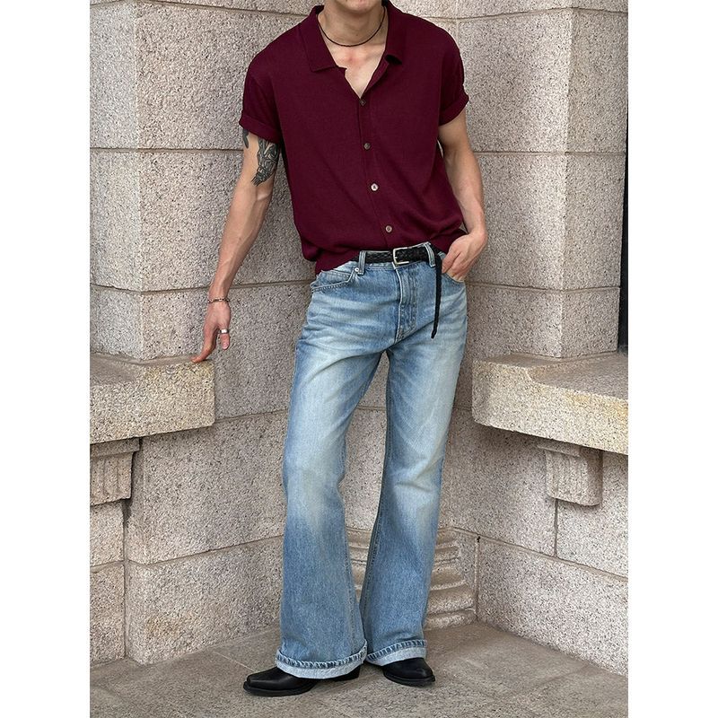 [Unisex] All brush flare denim pants