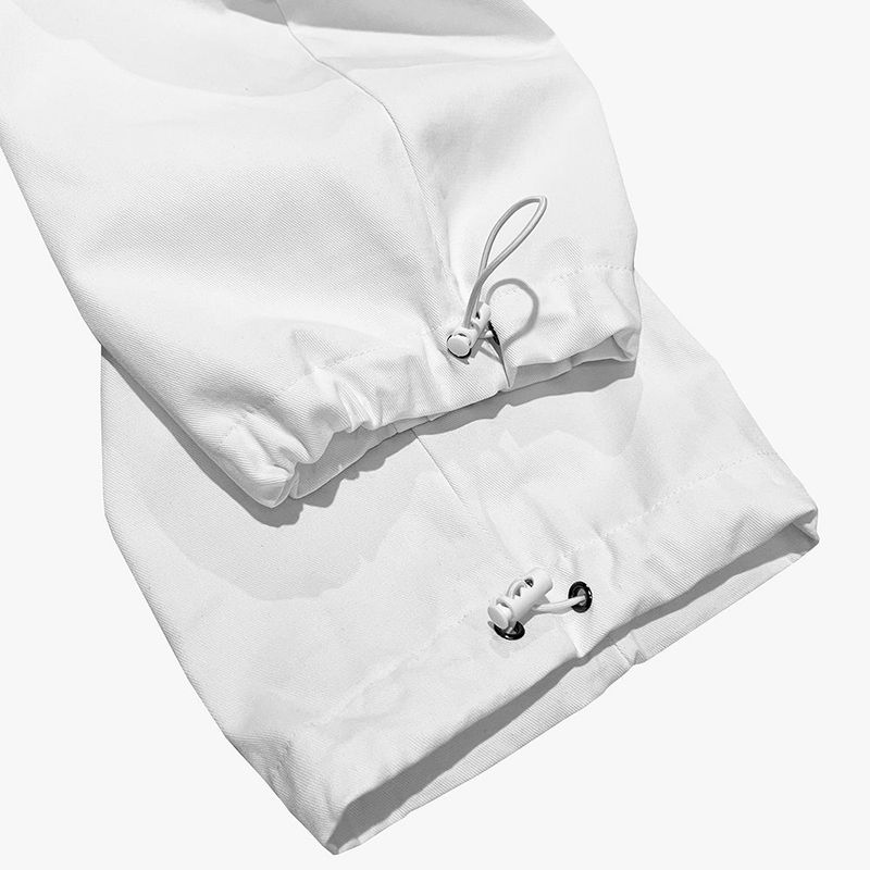 strap elastic pants_white