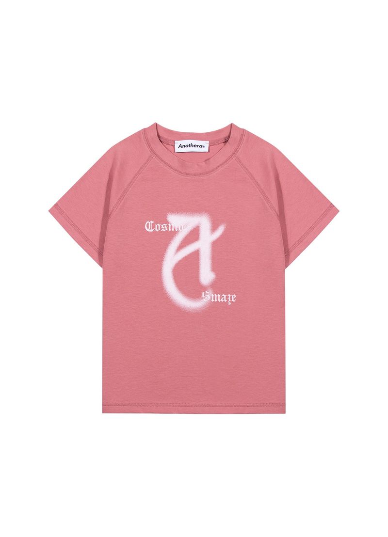 ANOTHERA(アナザーエー)の「CONTRAST RAGLAN T-SHIRT_Rose Pink(Tops)」