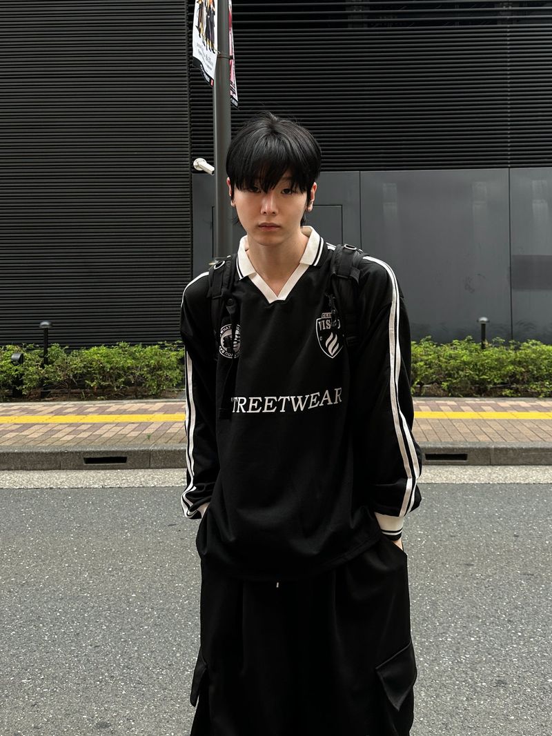 VISION TRACK COLLAR LONG SLEEVE