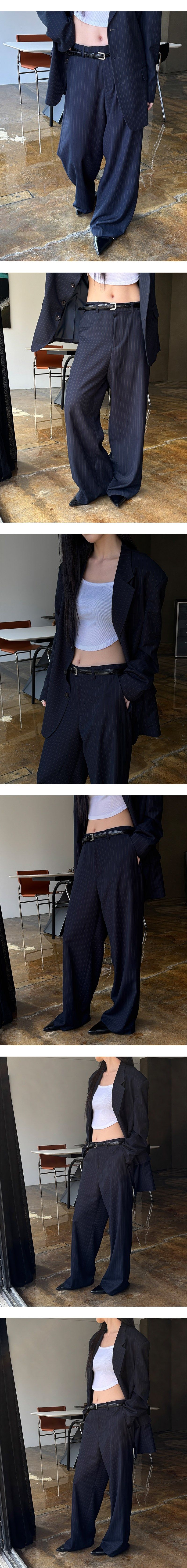 [S/S] Stripe over 3button jacket(2color)