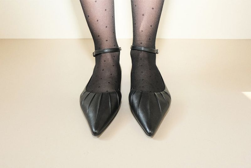 Low Shirring Stiletto