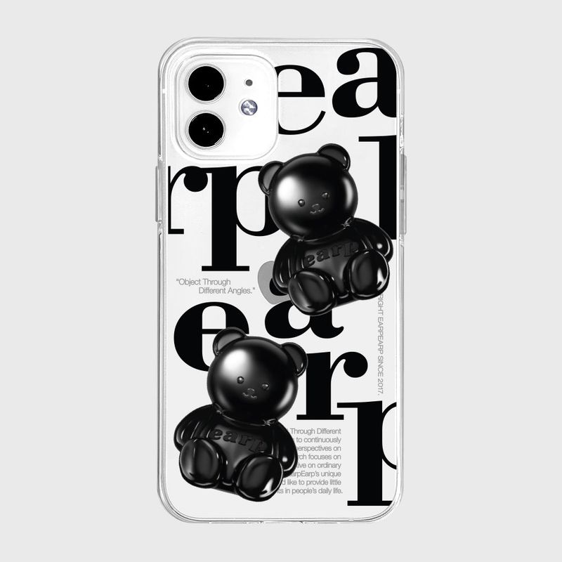 EARPEARP（アプアプ）の「ブラックコビーオブジェクトケース（スマホグッズ/小物）」