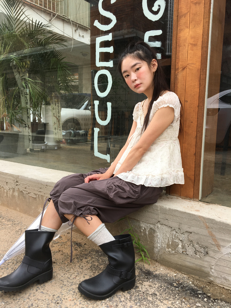 Roman Chiffon Blouse (2color)