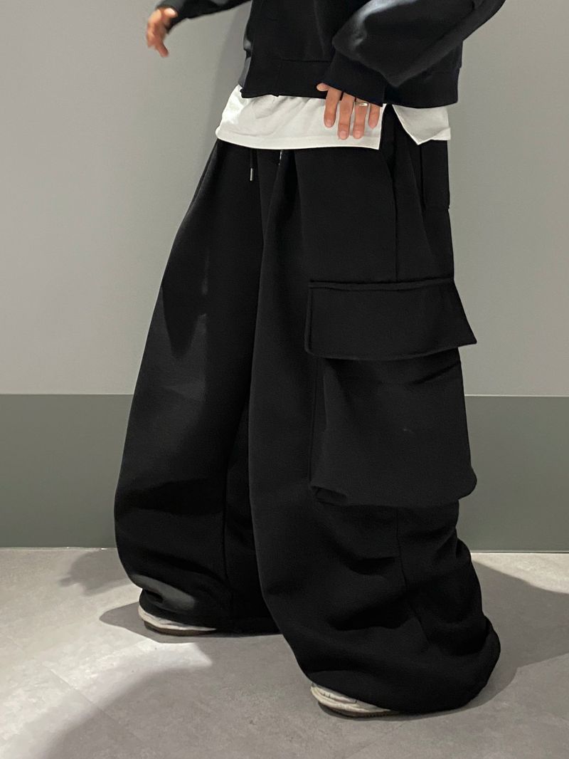 Ed Big Cargo Sweat Pants (4color)