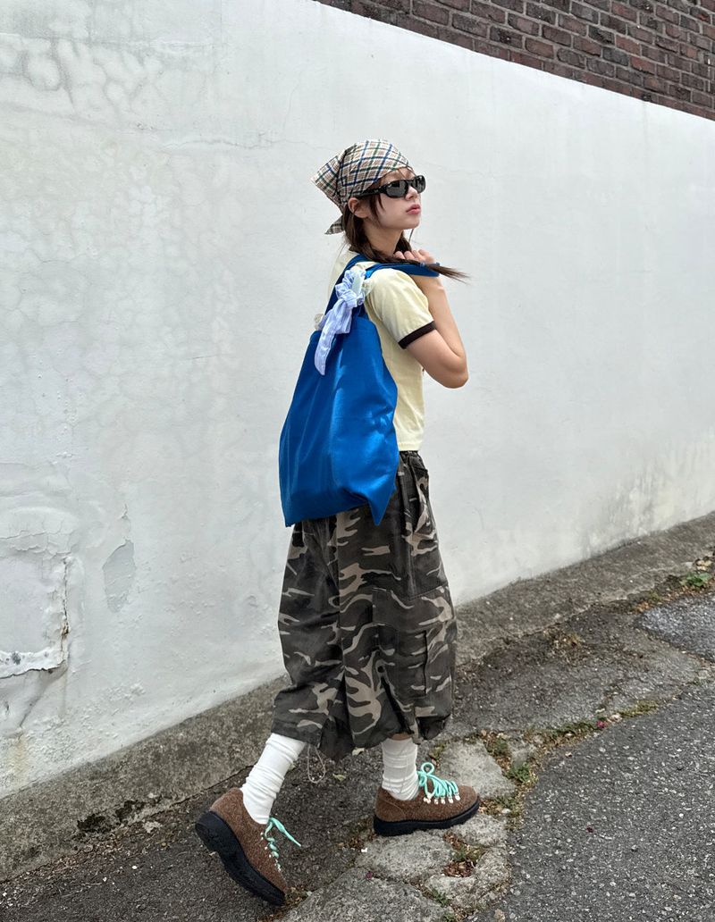 another language(アナザーランゲージ)の「camo bermuda cargo pants (Pants)」