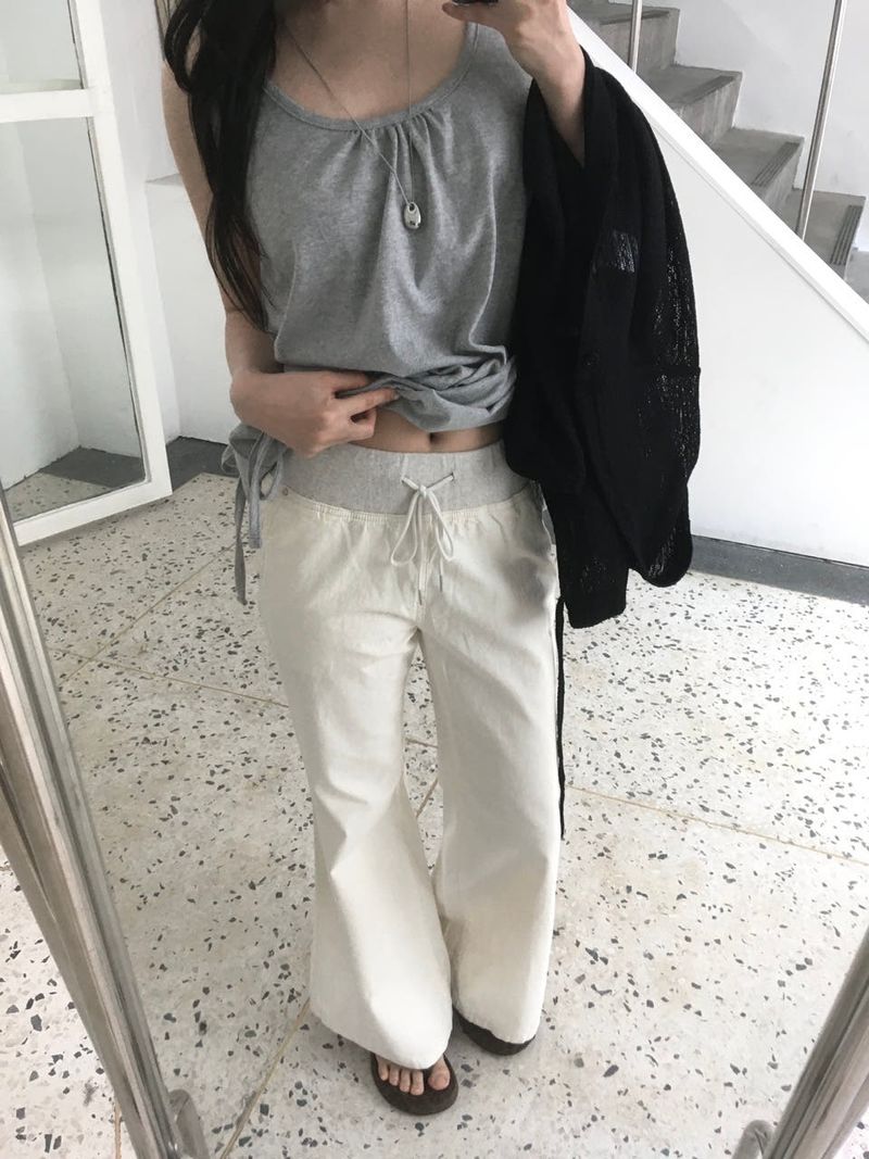 summer banding pants