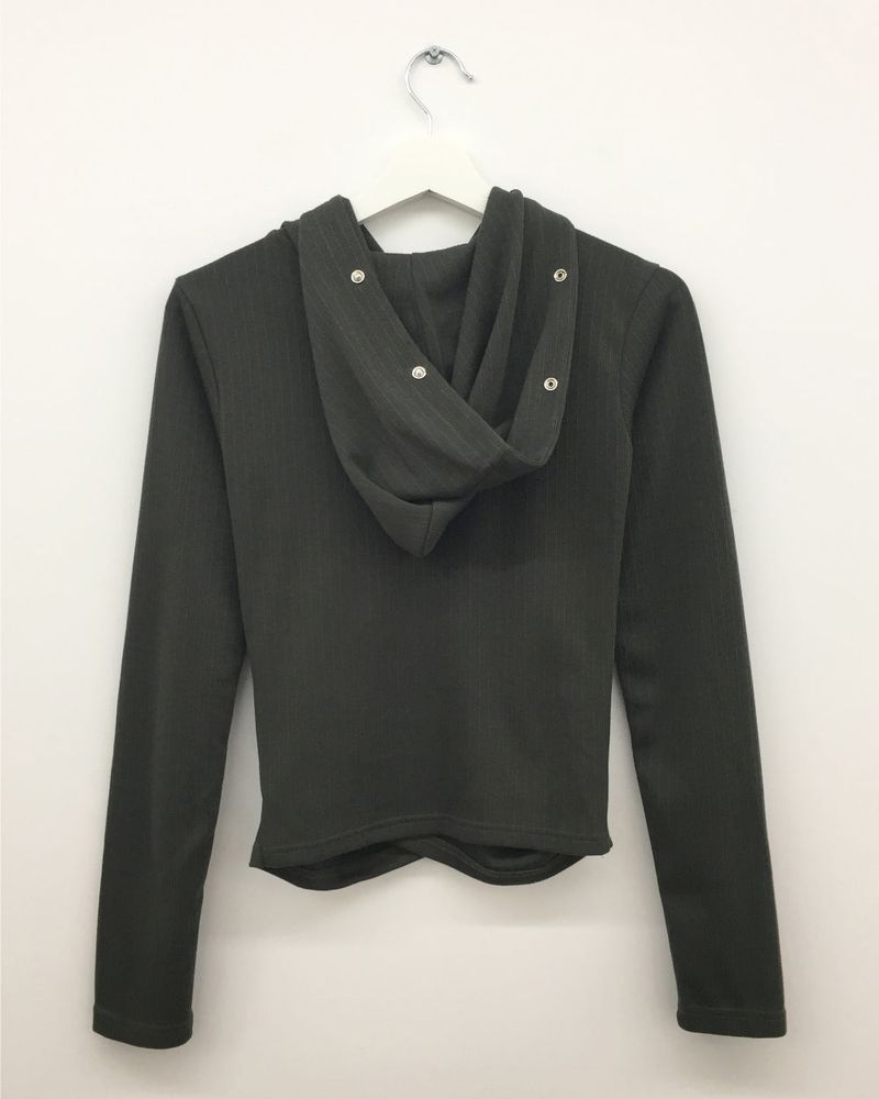 Groove Button Hoodie (3color)
