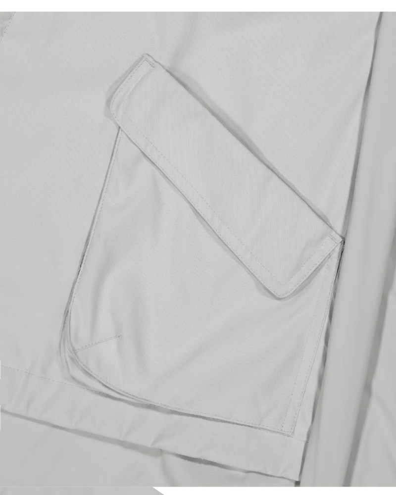 Draped Field Parka / Grey
