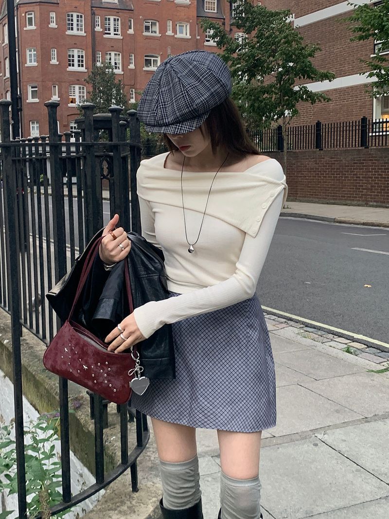 [MADE] Bellis checkered mini skirt