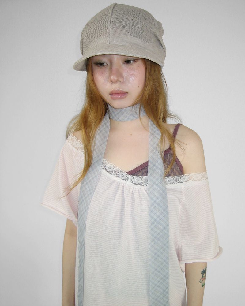 SLIM CHECK SCARF