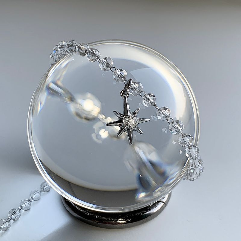 Crystal point necklace