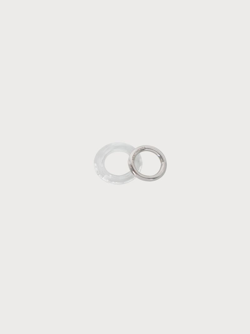 no.61 set ring silver ( #13 size
