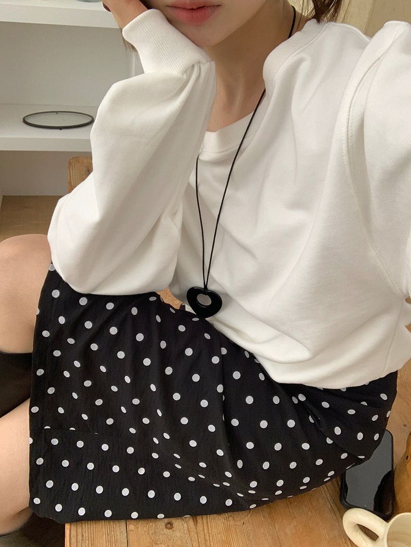 [MADE] Polyton Dot Skirt