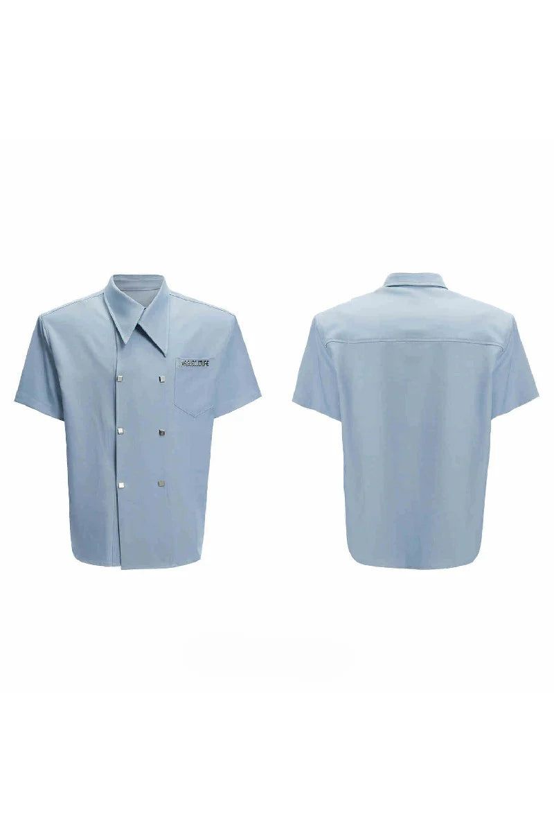 Double Breasted Shirt Tee