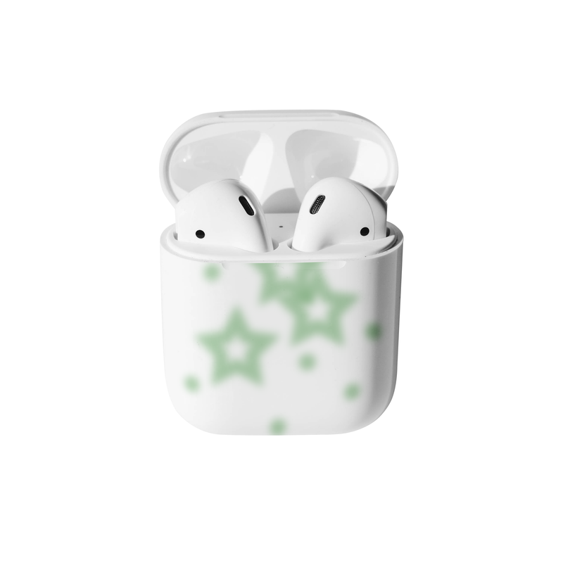 tiny weather(タイニーウェザー)の「lollipop star Airpods case-green(Smartphone Accessories)」