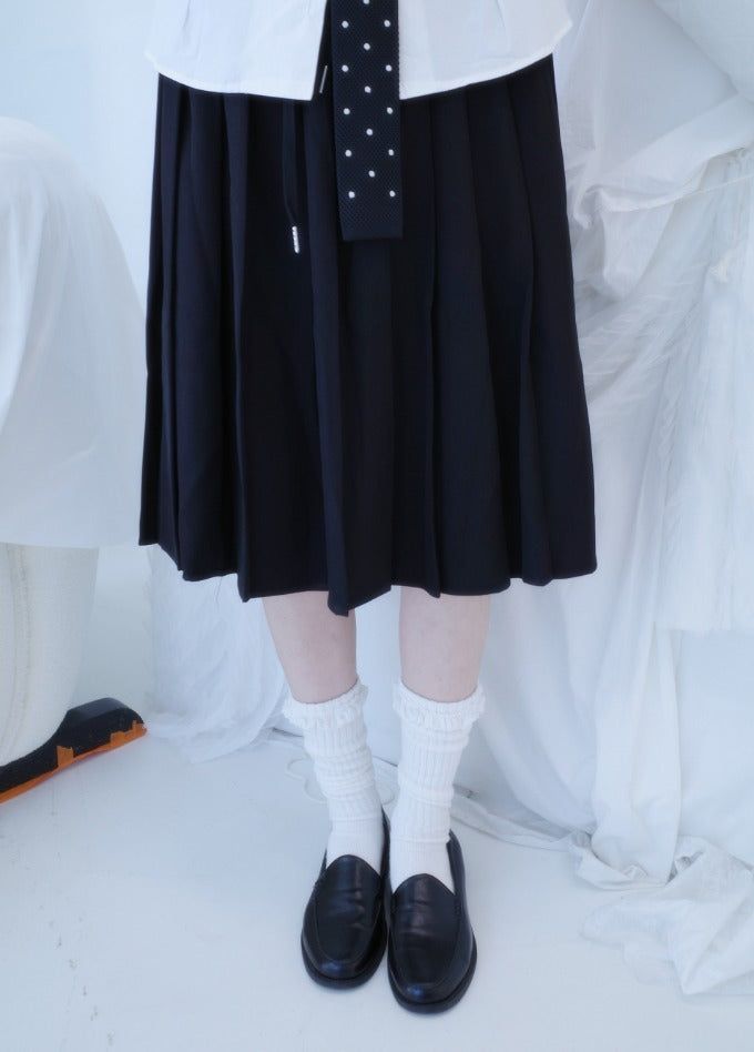 myorang（ミョラン）の「[only myo] strap pleats midi sk（Skirts）」