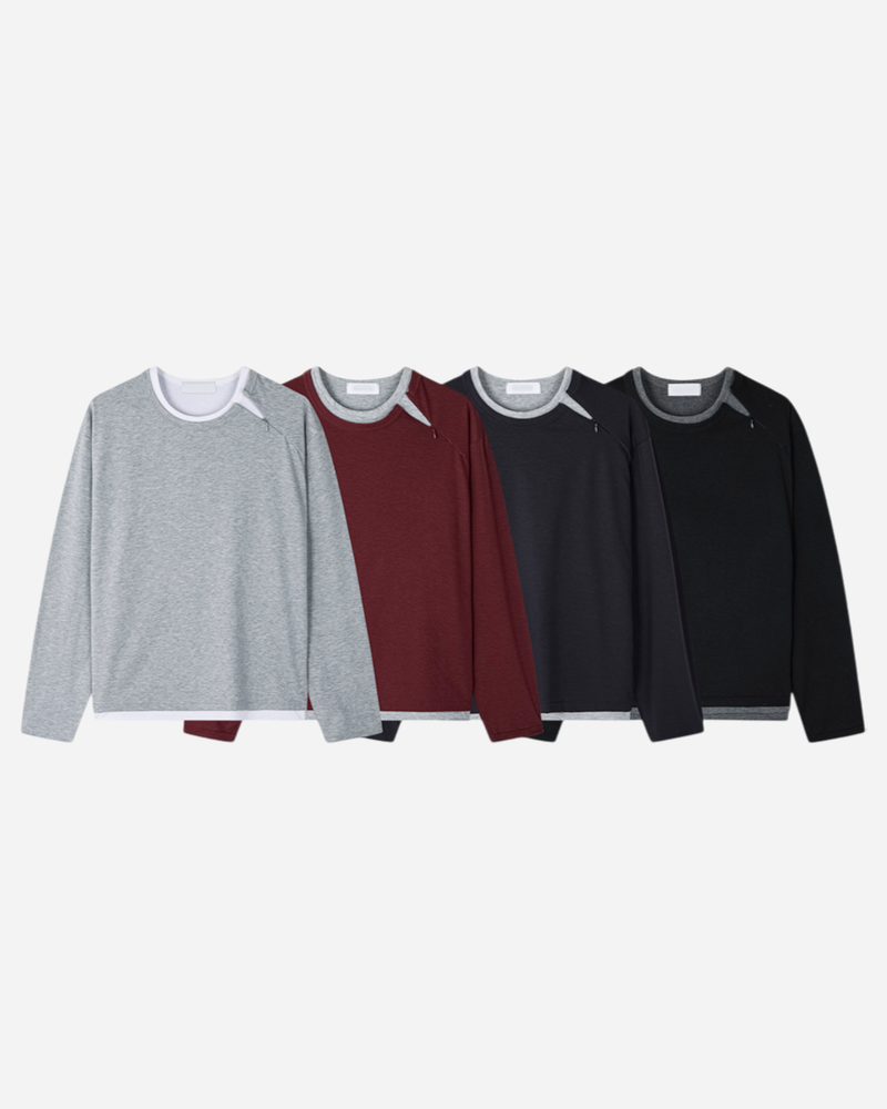 Glim Layered Crop Long Sleeve T