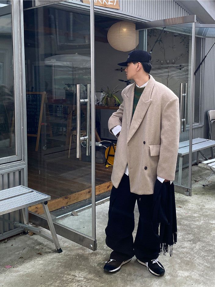 No.0527 over shoulder double half COAT