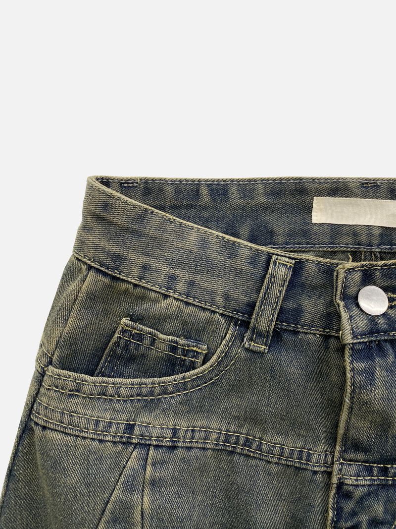 Fray Vintage Denim Skirt (1c)