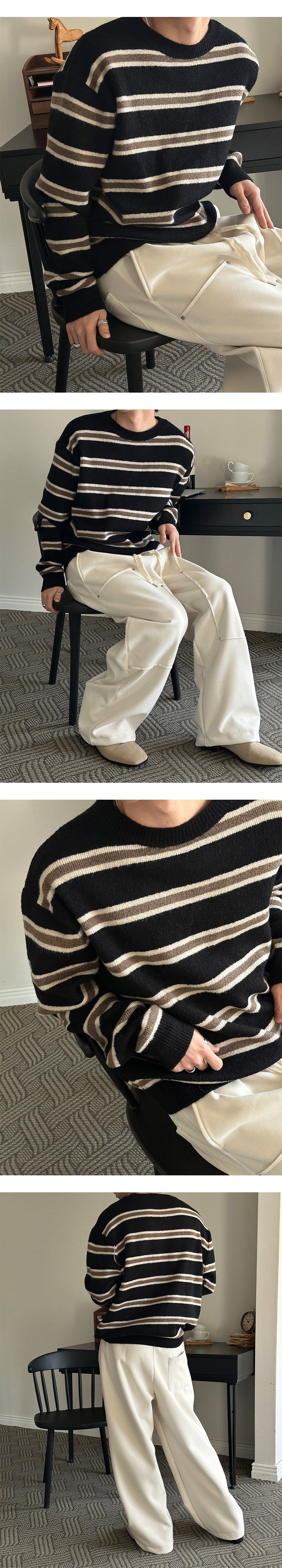 [F/W] Wool double rivet banding pants(3color)