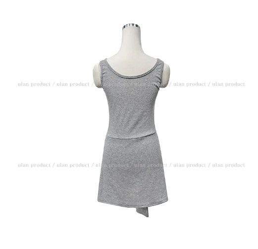Tian snap layered wrap sleeveless