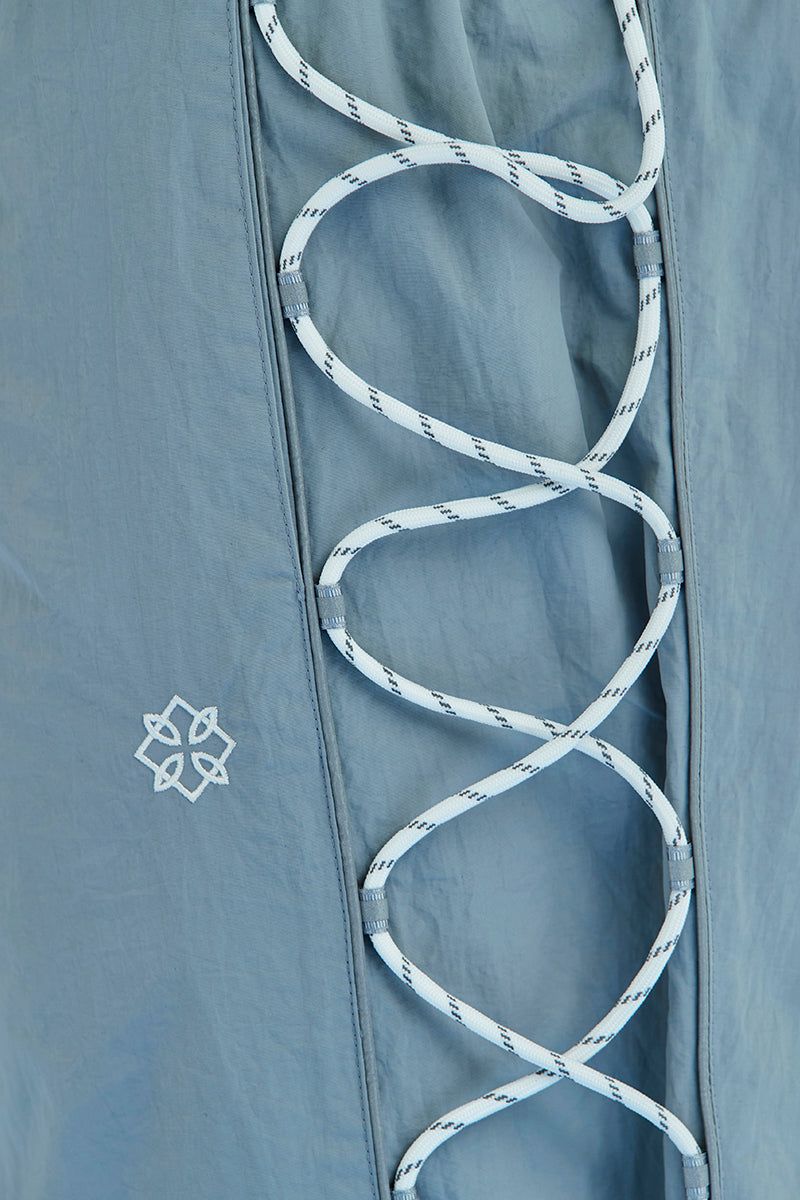 STRING NYLON PANTS / GREY