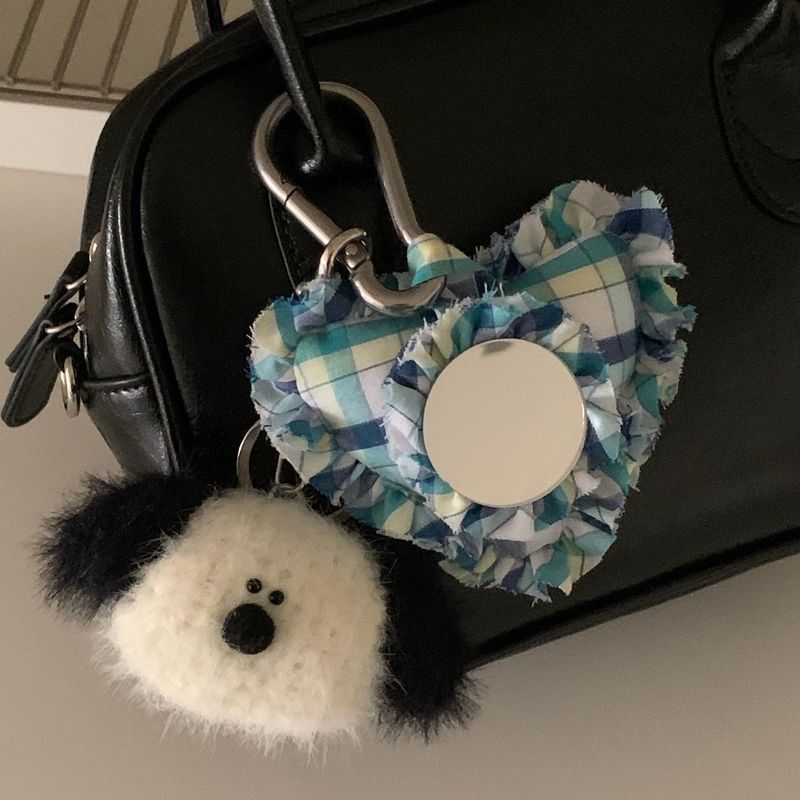 hucha love mirror keyring