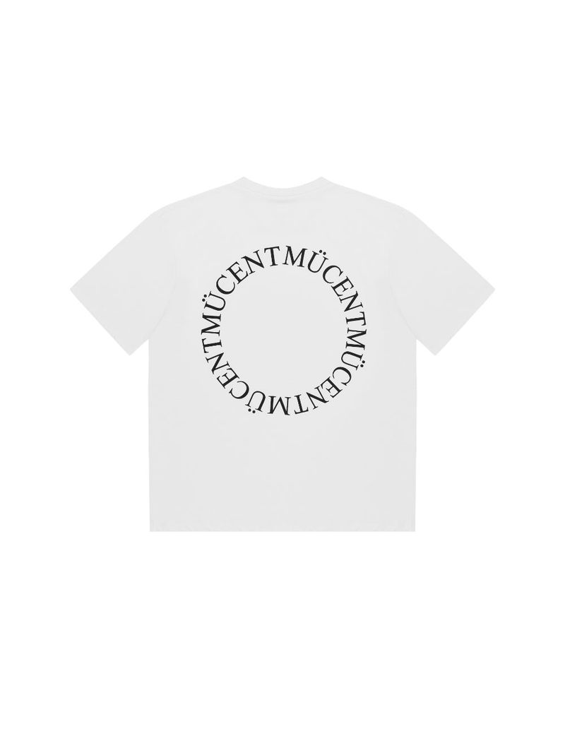 MUCENT SIGNATURE BACK LOGO T (MAN, WHITE)