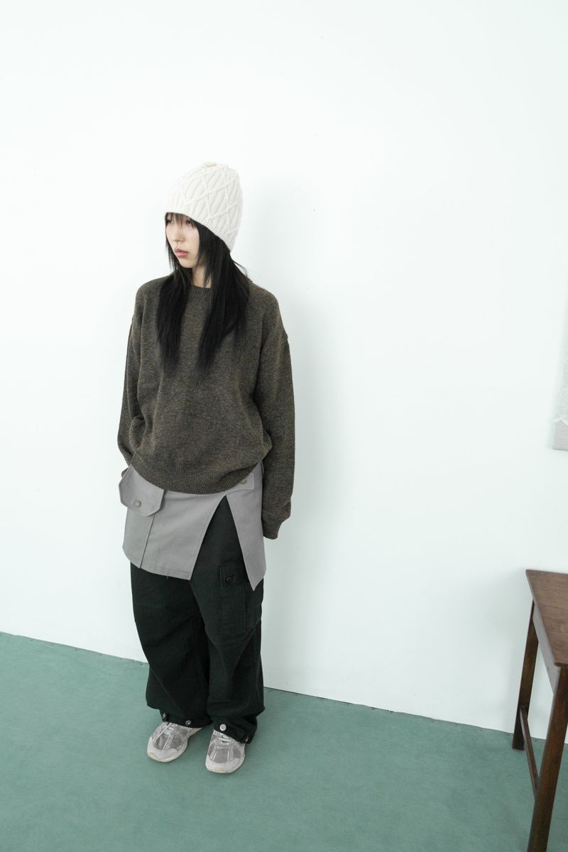 cargo mini belt skirt(2colors)