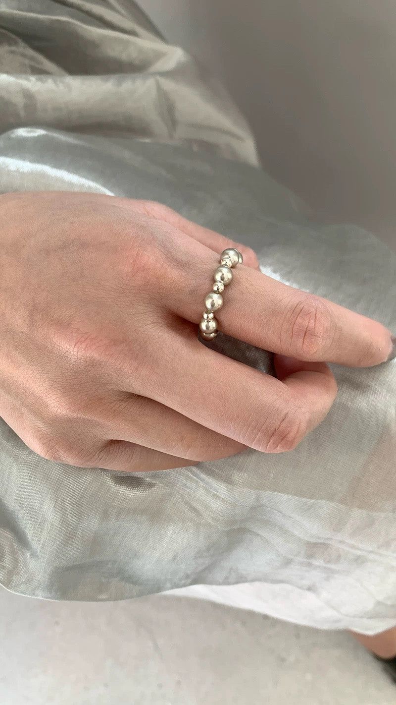 House of haus（ハウス オブ ハウス）の「シンプル シルバー ボール バンディング リング（アクセサリー）」