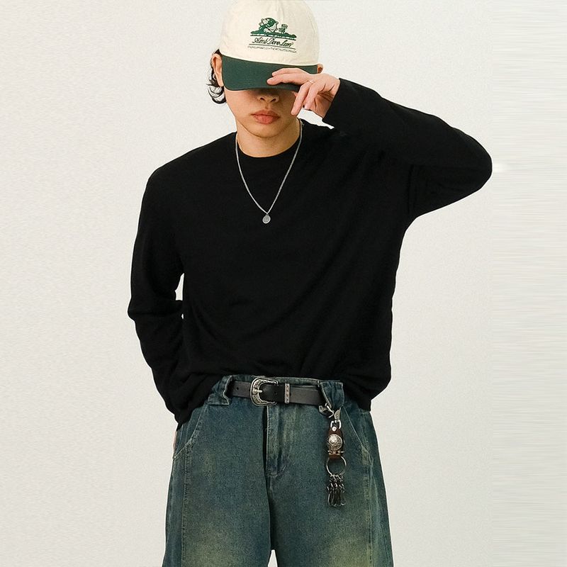 SEMIKAJI(セミカジ)の「OE Daily Round Long Sleeves(Tops)」