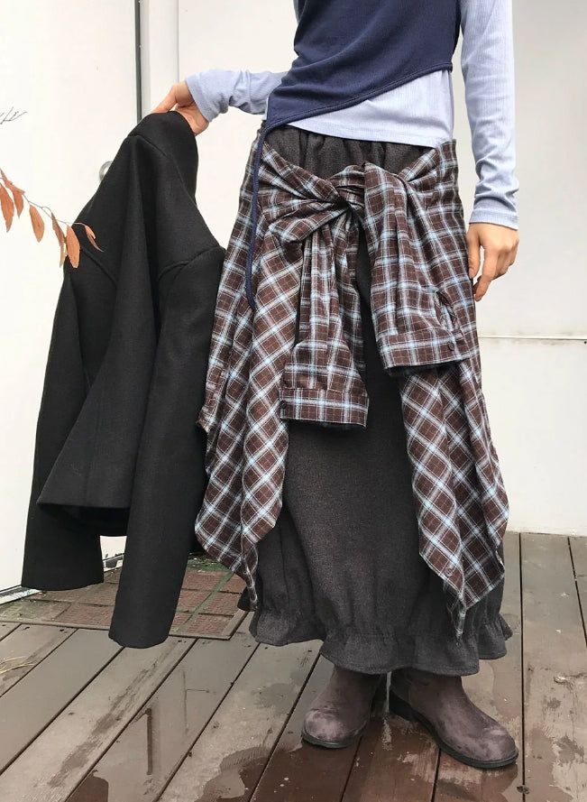 [SET] DUAL LAYER LONGSLEEVE