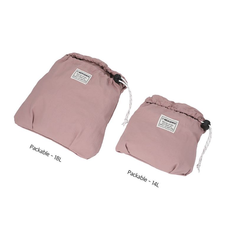 ID Packable String Backpack 18L / Dusty Pink