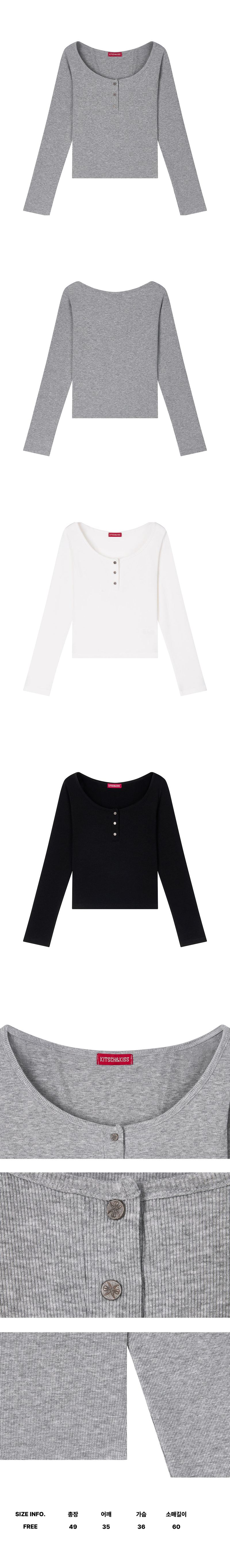 Henley Button Long Sleeve (26FTP-LSTS07)